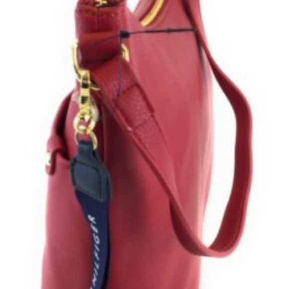 AUTHENTIC TOMMY HILFIGER Red Imitation Leather - Picture 4 of 8